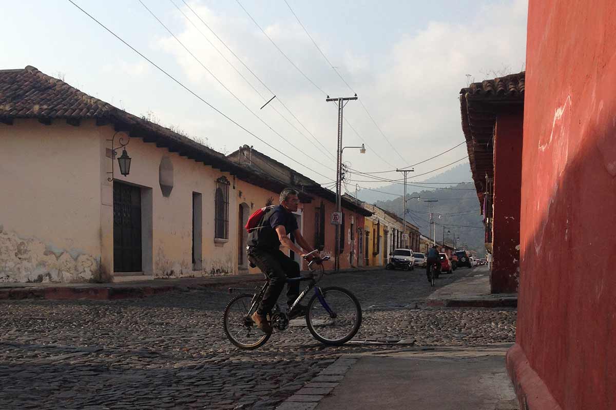 biking in central america