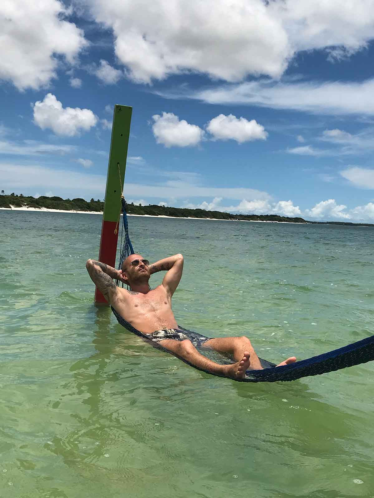 Can’t beat a hammock in the ocean